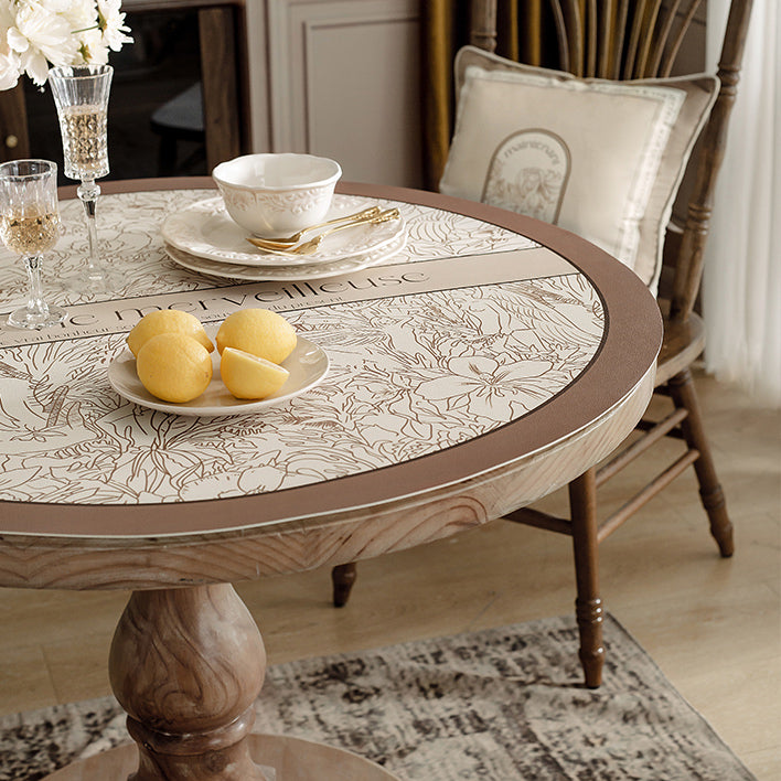 meilleure nature brown round table mat