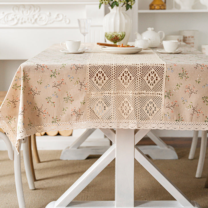 4design country flower table cloth