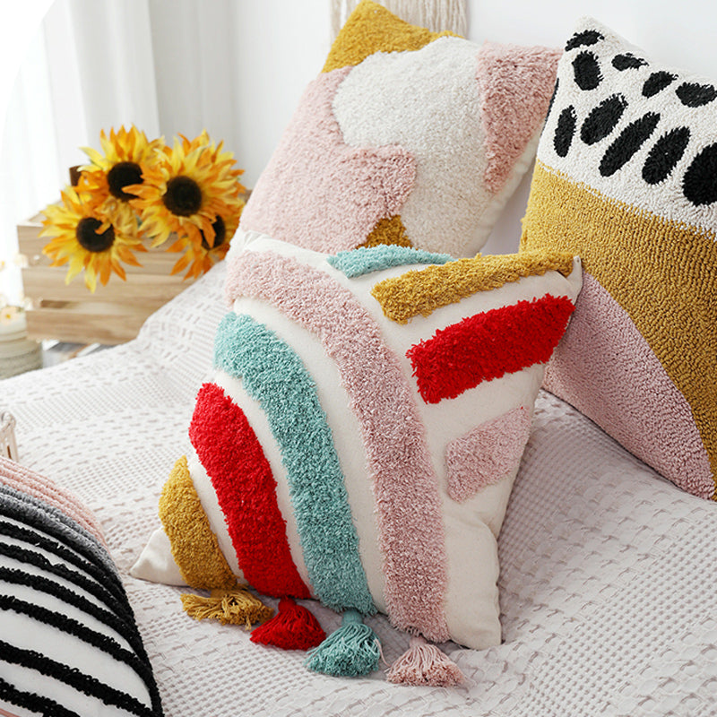 5design mottled colorful cushion