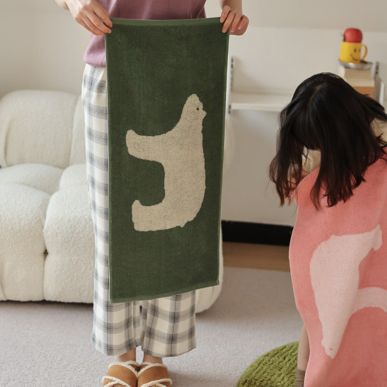 3color polar bear towel
