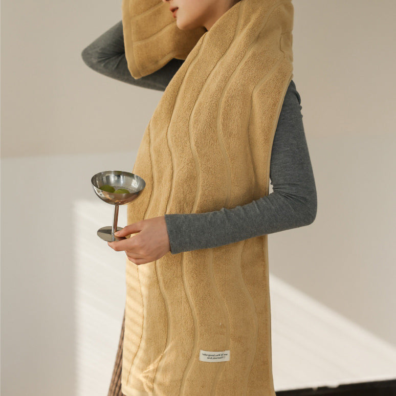 3color soft stripe towel