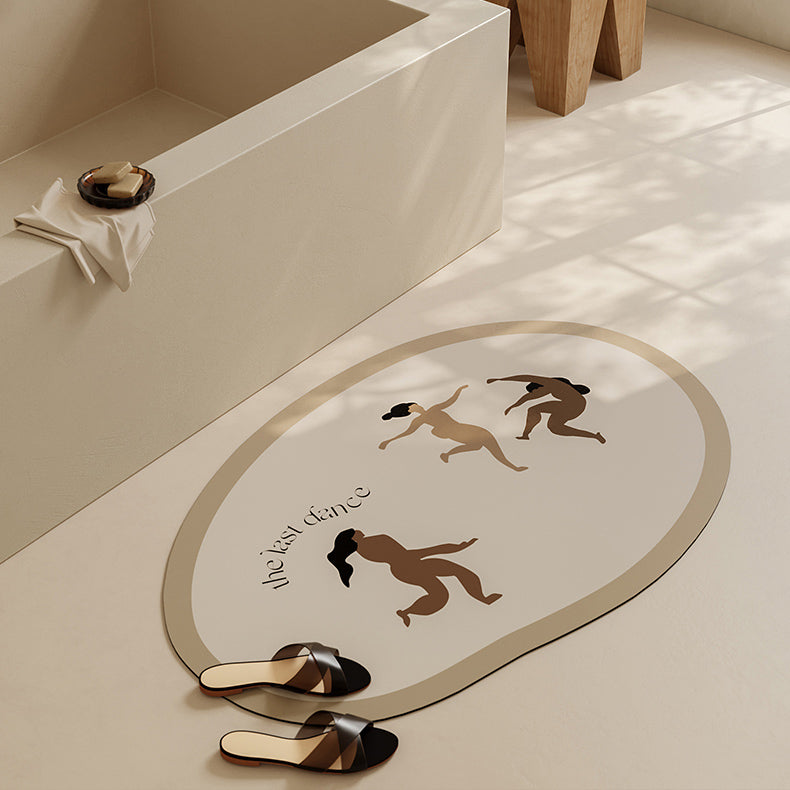 the last dance brown bath mat