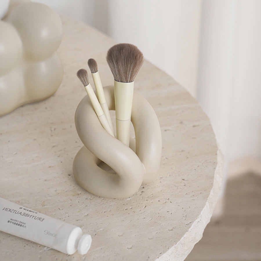 ceramic brush stand & miror (3colors)