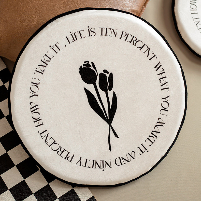 black tulip cushion