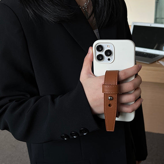 brown leather belt iPhonecase