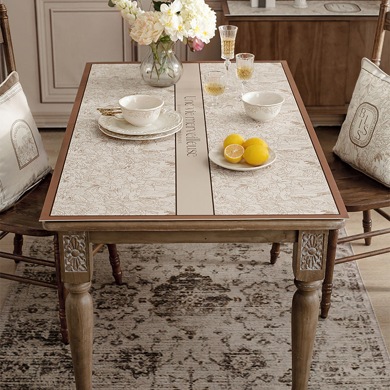 meilleure nature brown square table mat