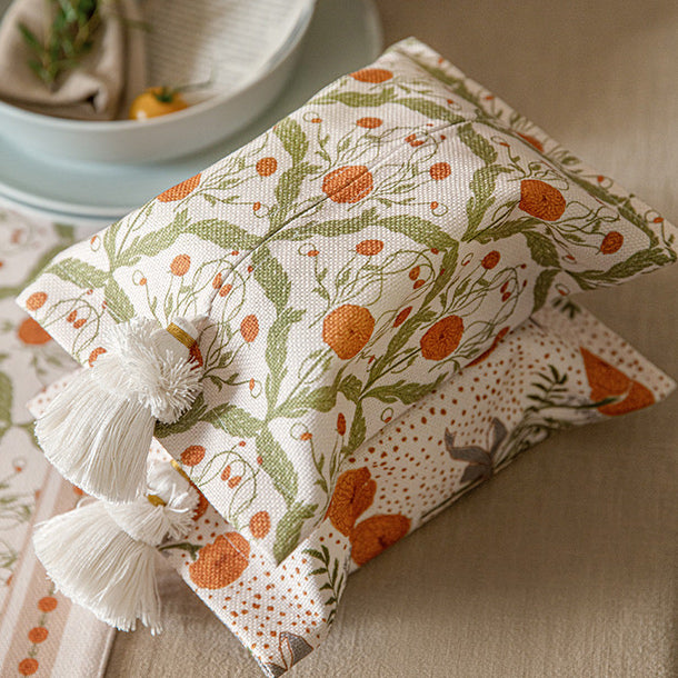 orange margarita tissue case