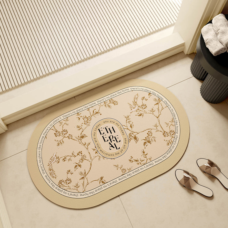 south wood beige bath mat