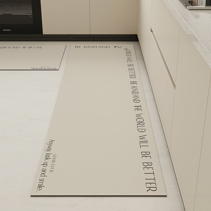 2color simple logo kitchen mat