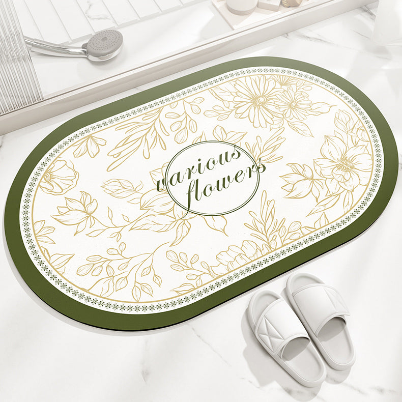 7design elegant logo bath mat