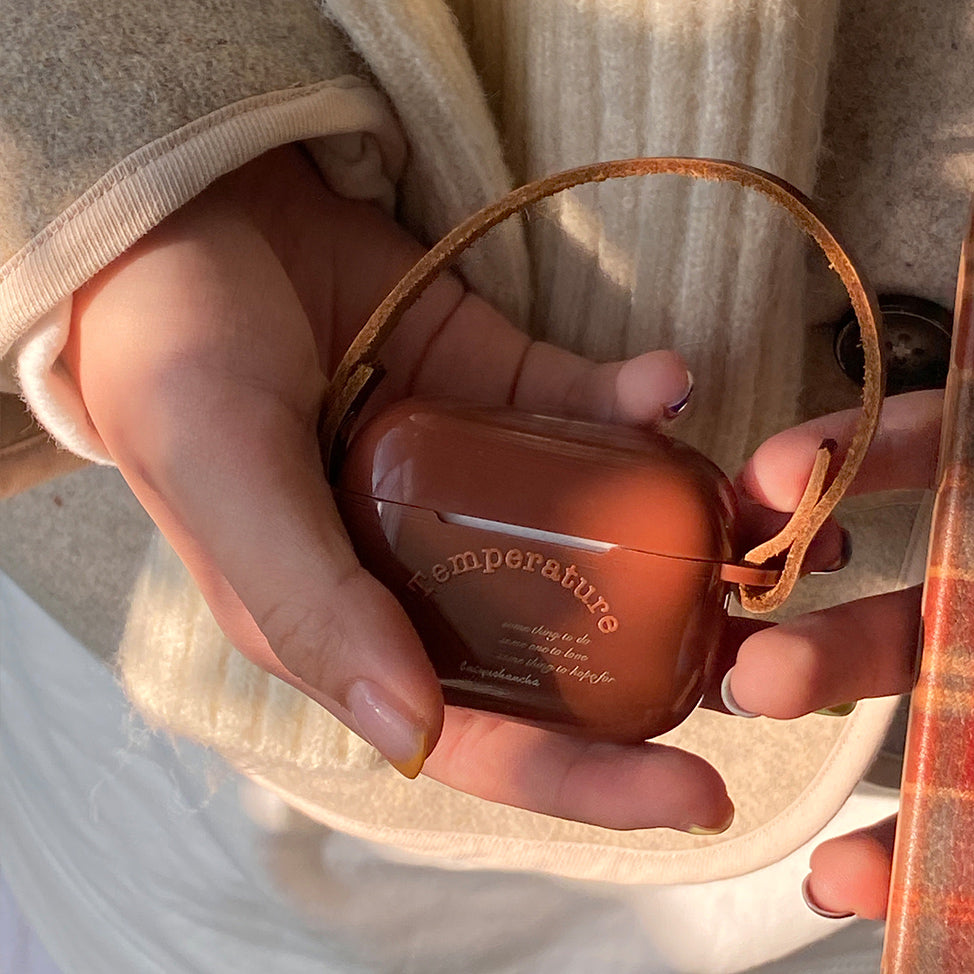 leather belt Airpods case