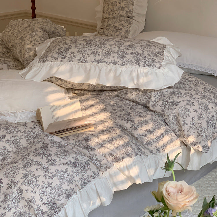 6design vintage flower bedlinen set