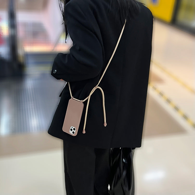 beige shoulder strap iPhonecase