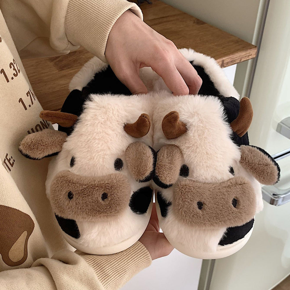 cute cow roomshoes