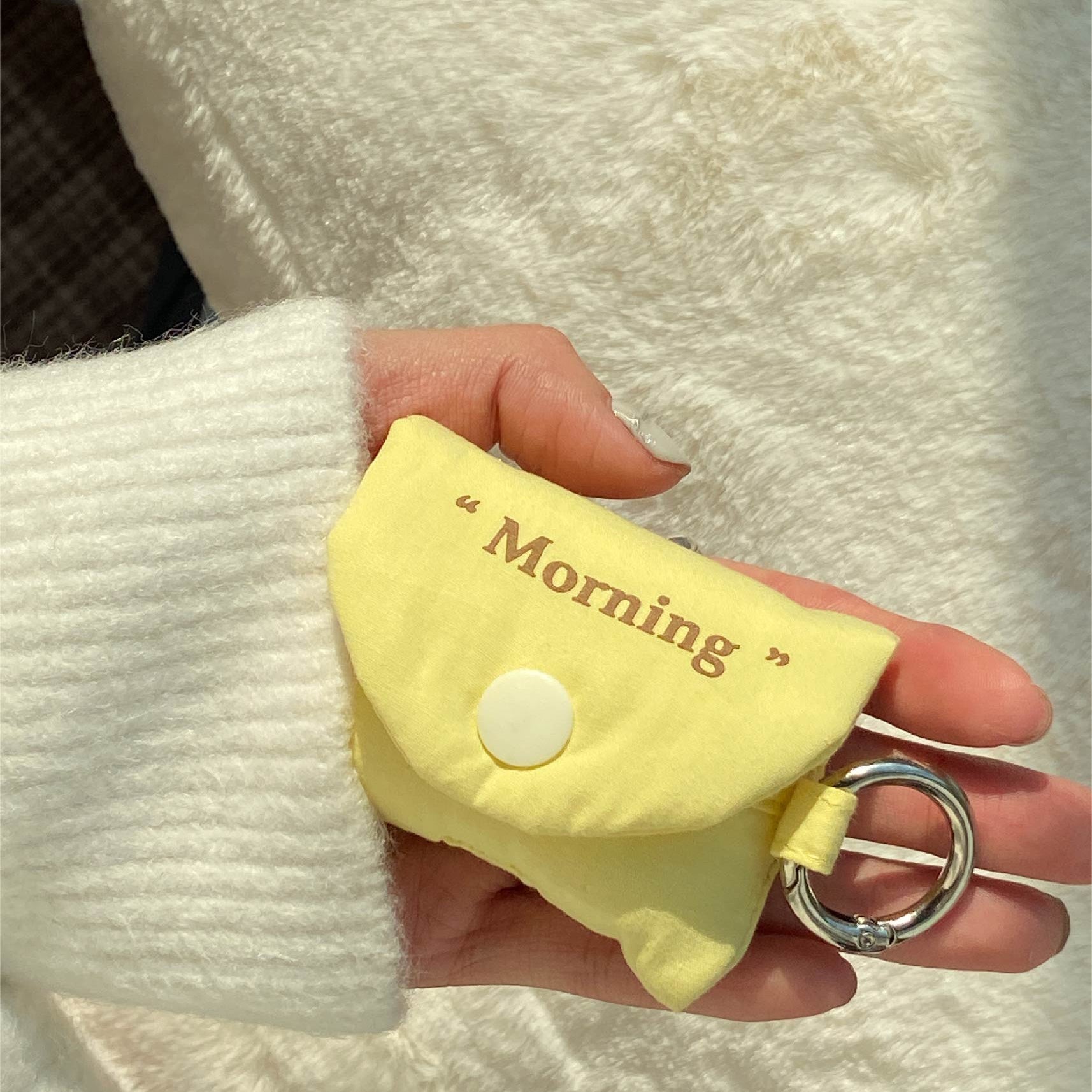 3color snap Airpods case bag