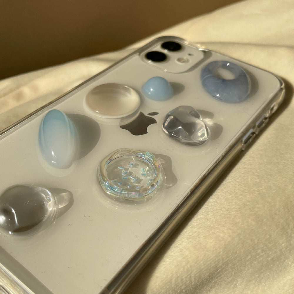 clear blue stone iPhonecase