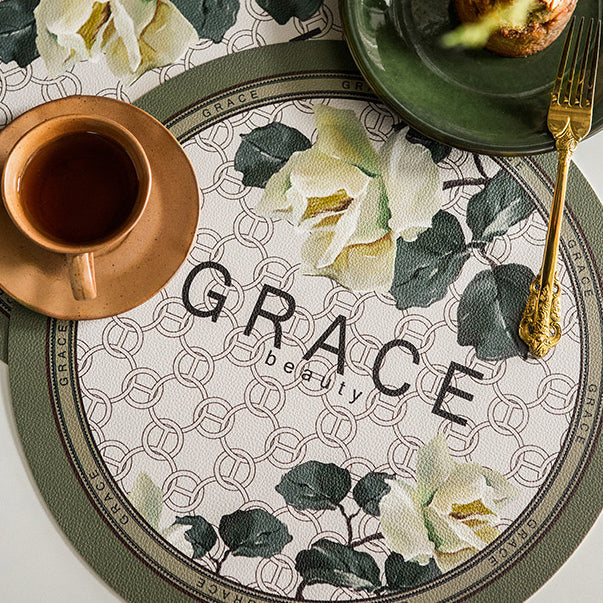 3design luxury logo place mat