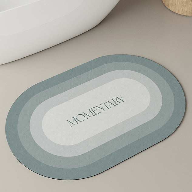 3color momentary gradation bath mat