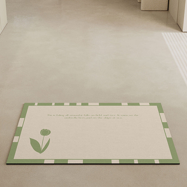 2color tulip waterproof mat
