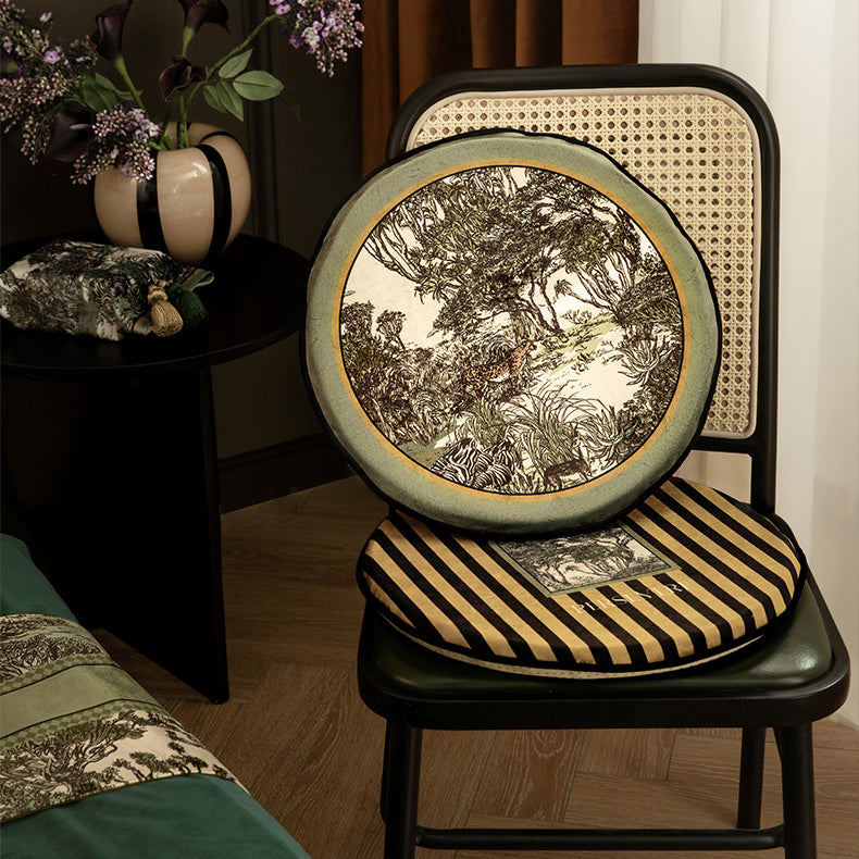 2design green persevere logo cushion