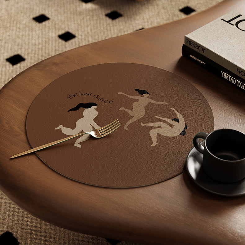 the last dance brown place mat