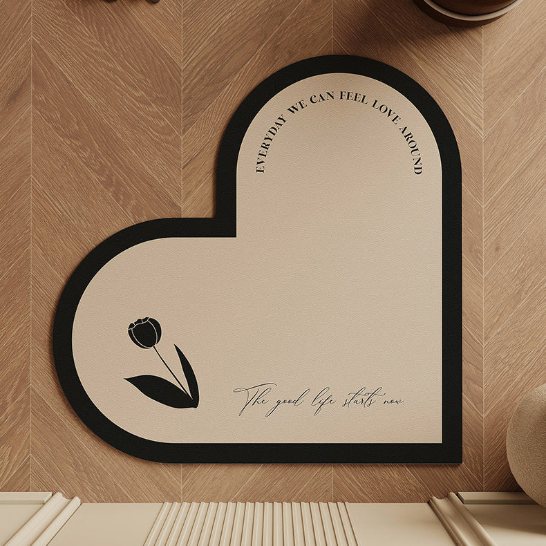 8design heart door mat