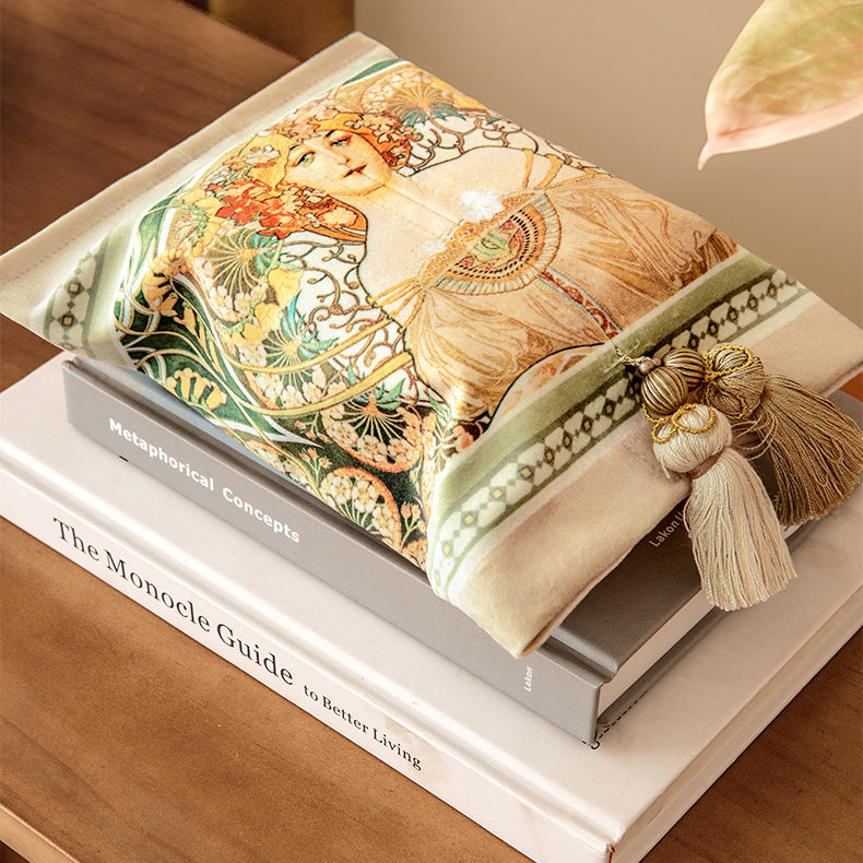 mucha whispers logo tissue case