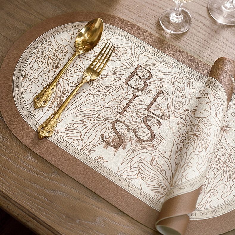 meilleure nature brown place mat