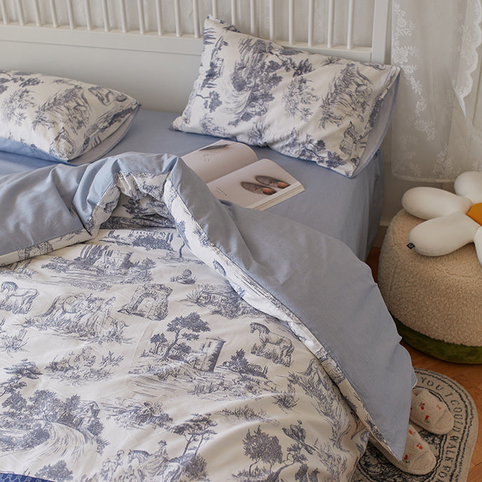 7design retro sketch bedlinen set