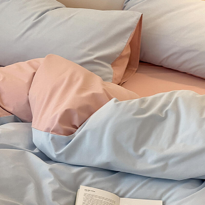 8color pastel bicolor pillow sheets