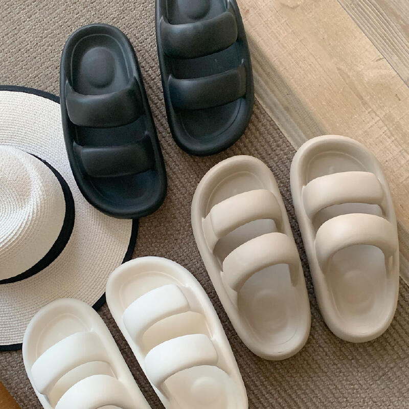 3color belt silicon room shoes