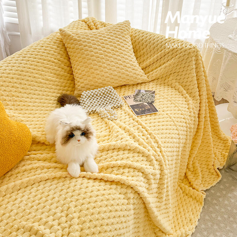 3color waffle fabric simple cushion