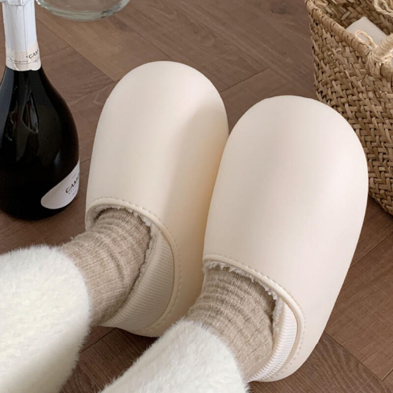 waterproof 2type fluffy roomshoes