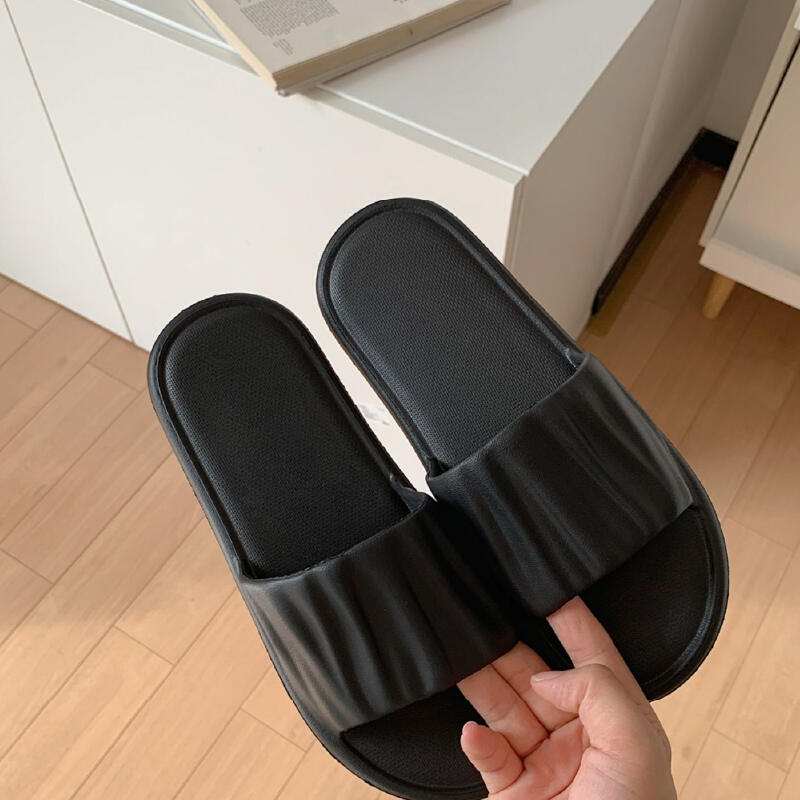6color simple wave room shoes