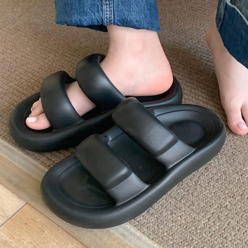 3color belt silicon room shoes