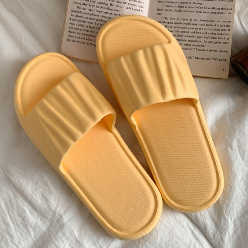6color simple wave room shoes