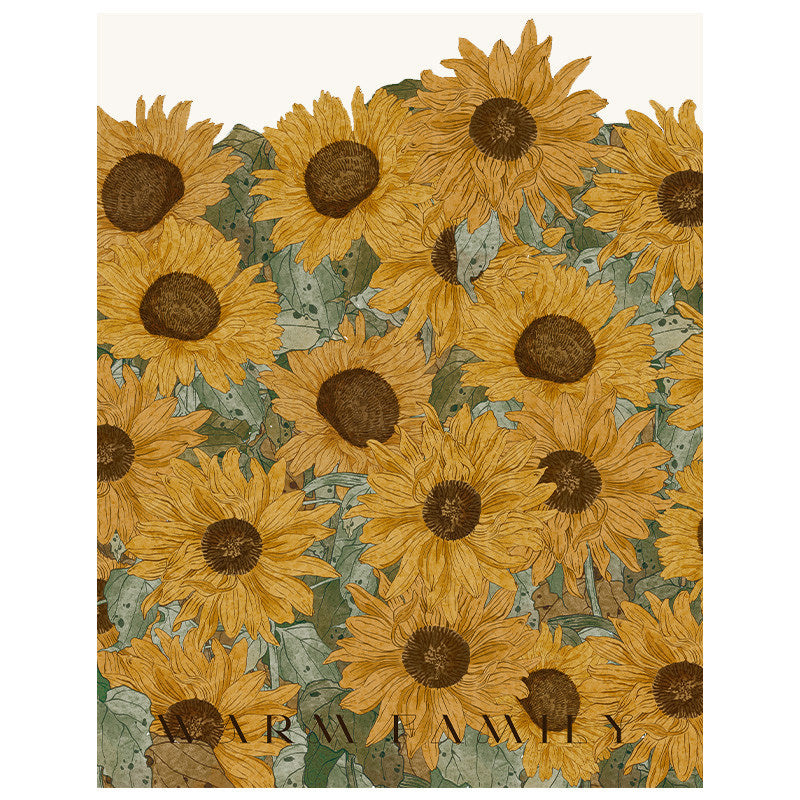 4design romantic flower door mat