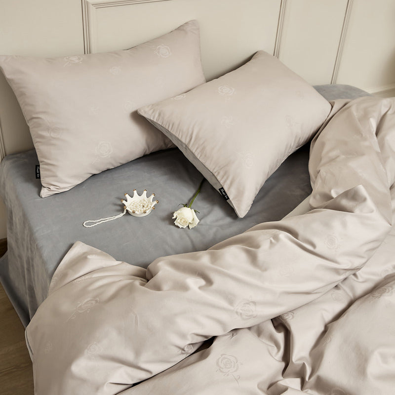 8color glossy velor bedlinen set
