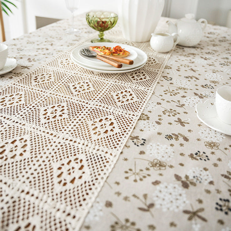 4design country flower table cloth