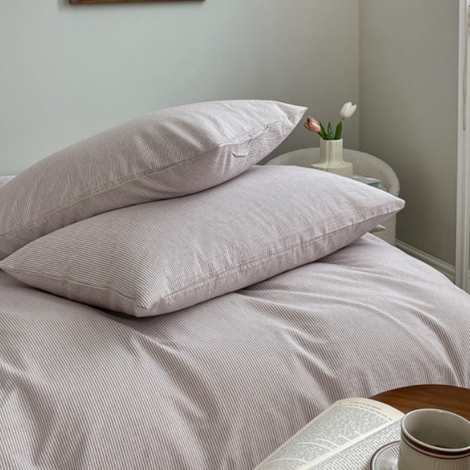8color pale stripe bedlinen set