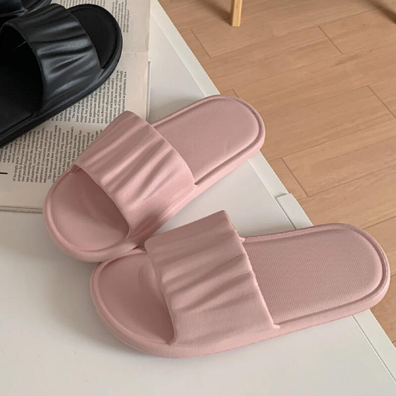 6color simple wave room shoes