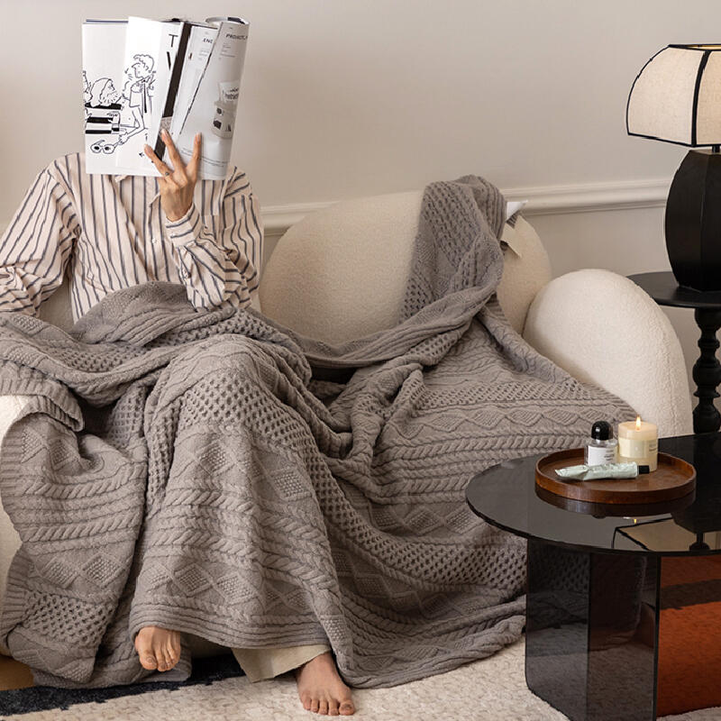 knit design sofacover