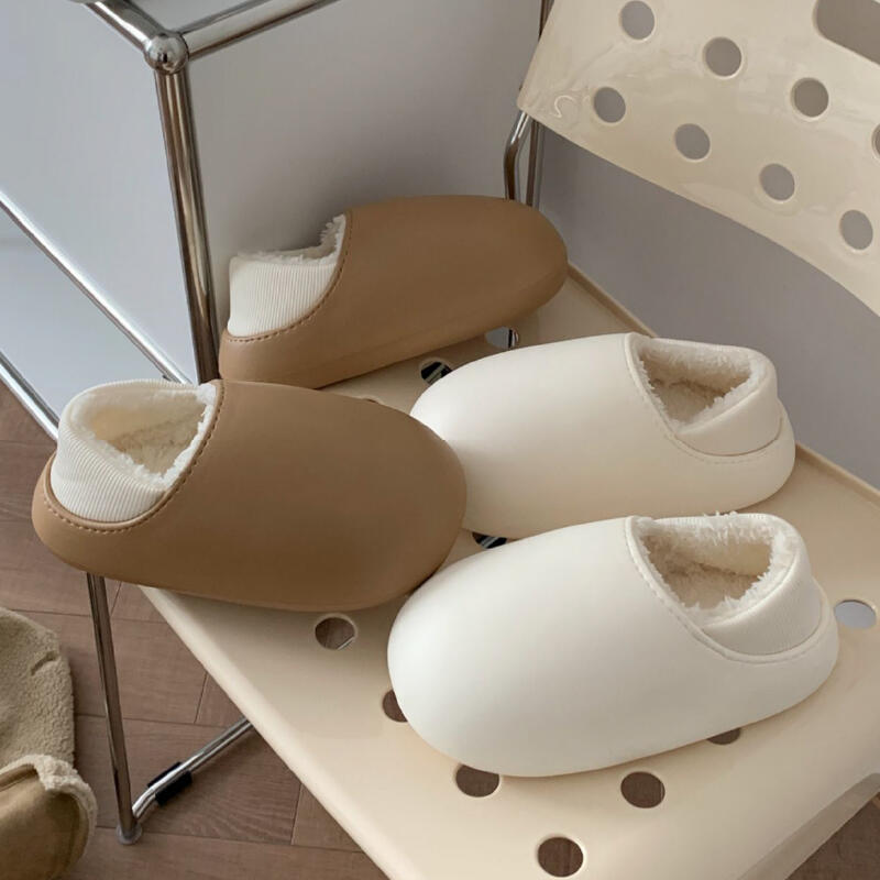 waterproof 2type fluffy roomshoes