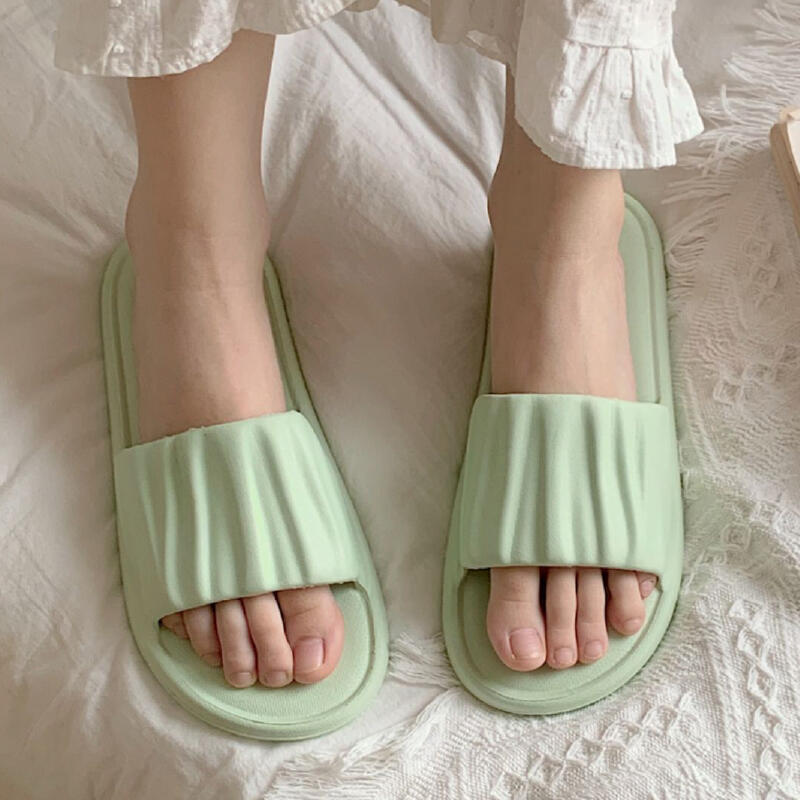 6color simple wave room shoes
