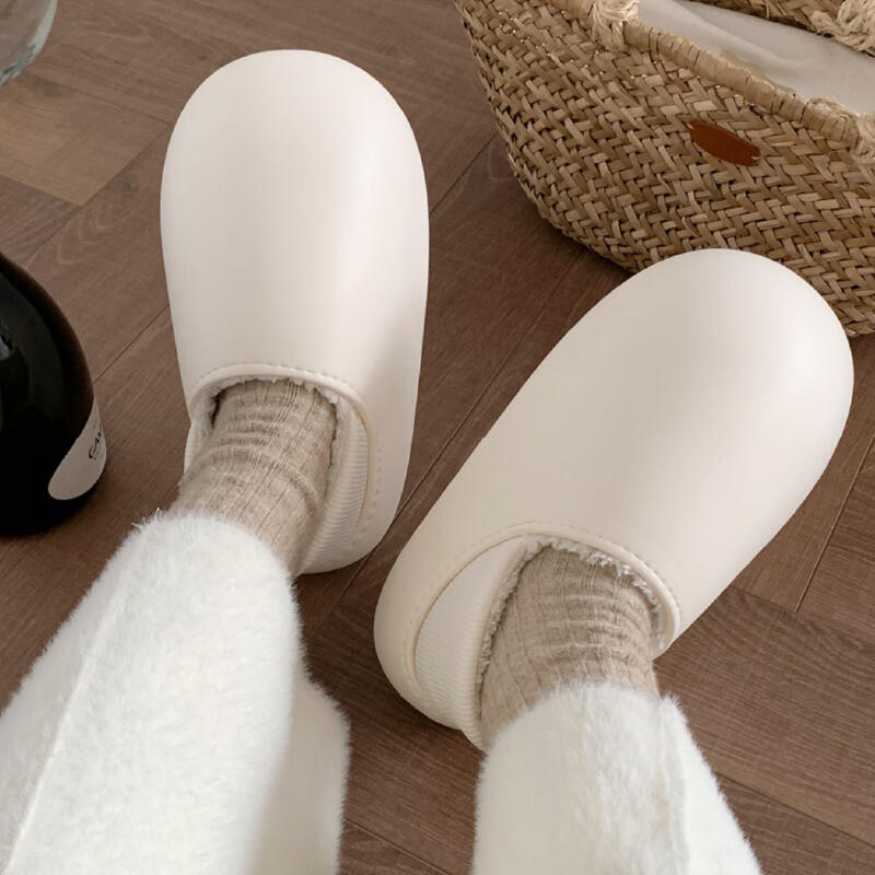 waterproof 2type fluffy roomshoes