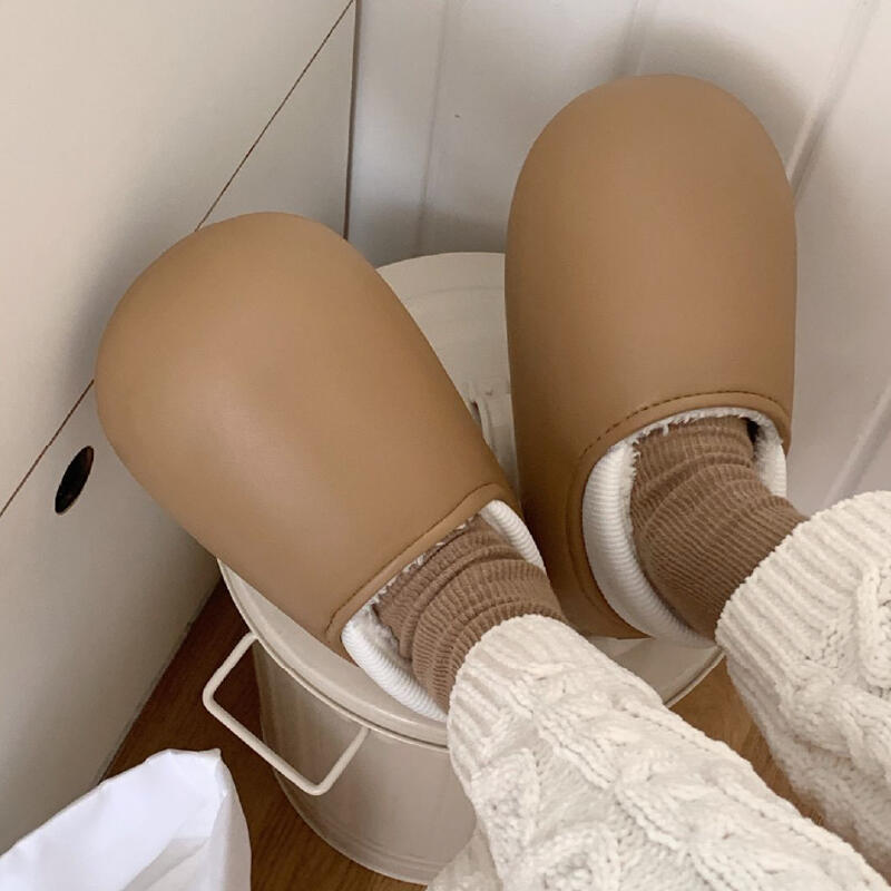 waterproof 2type fluffy roomshoes