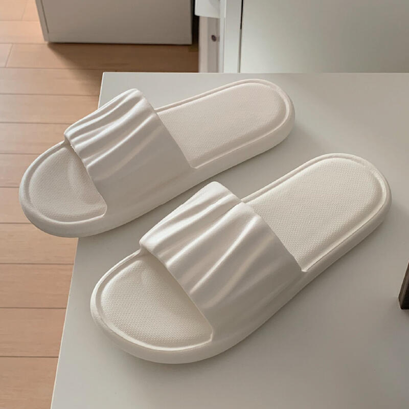 6color simple wave room shoes