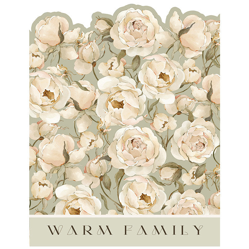 4design romantic flower door mat