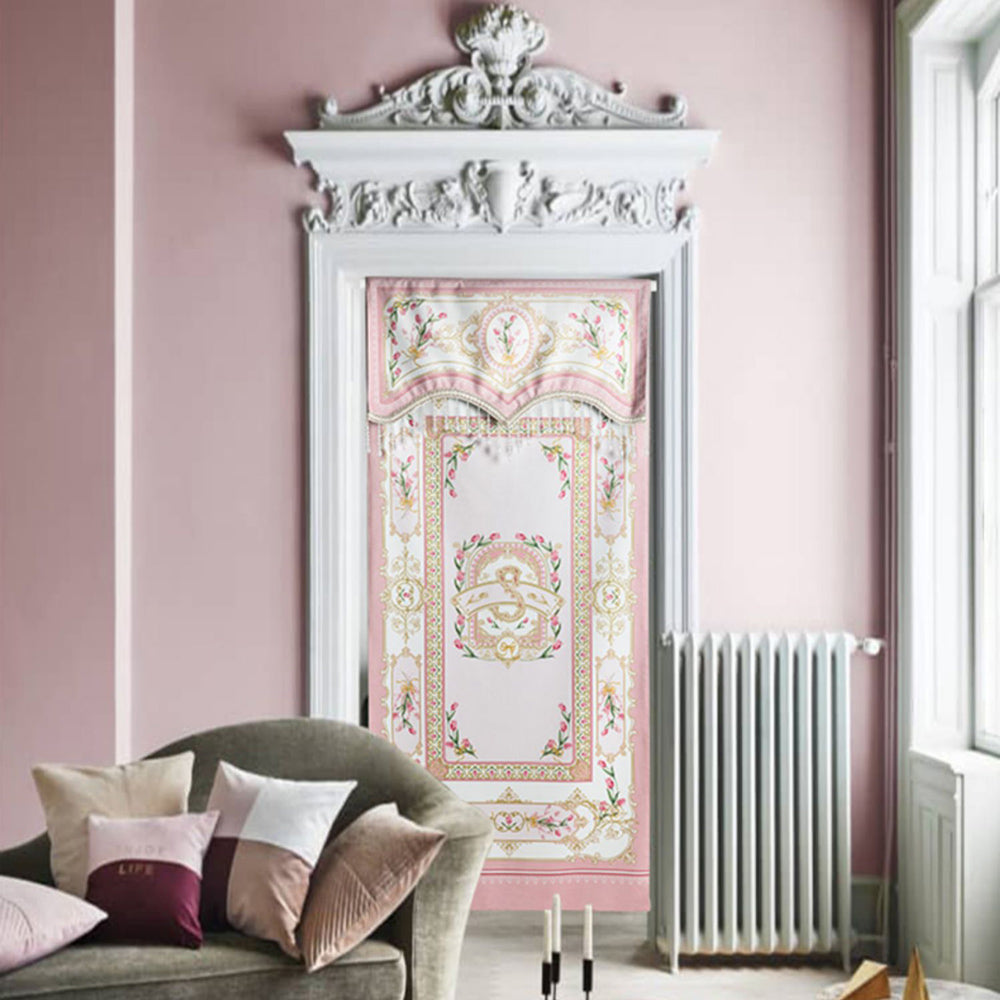 pink lovely tulip curtain