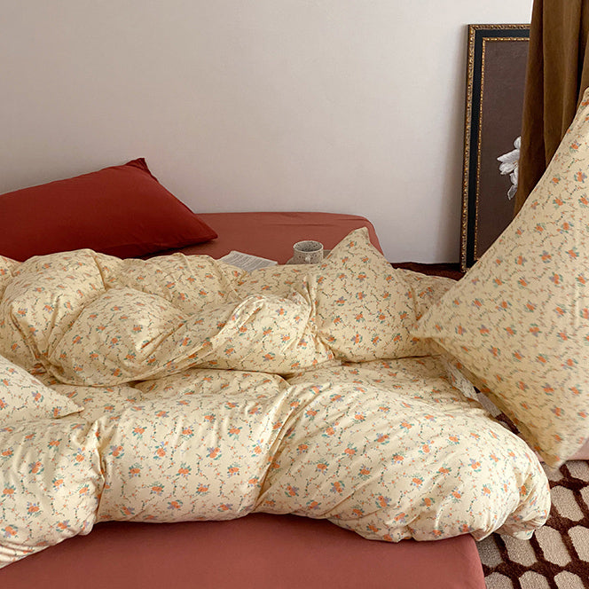 4design natural print bedlinen set